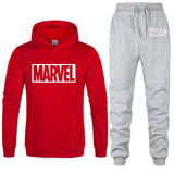 MARVEL  Tracksuit Hoodies+Pants Suits Casual Hoodie
