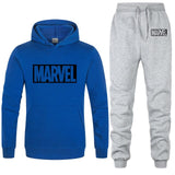 MARVEL  Tracksuit Hoodies+Pants Suits Casual Hoodie
