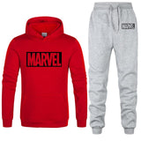 MARVEL  Tracksuit Hoodies+Pants Suits Casual Hoodie