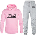 MARVEL  Tracksuit Hoodies+Pants Suits Casual Hoodie
